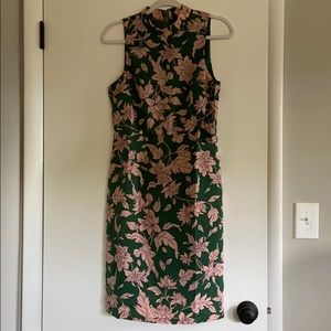 Lulus Green and pink floral dress